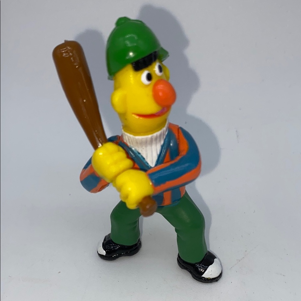 Sesame Street Bert Baseball Player Applause Toy Figure